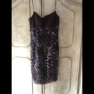 Party Dress with Large Sequin Applications